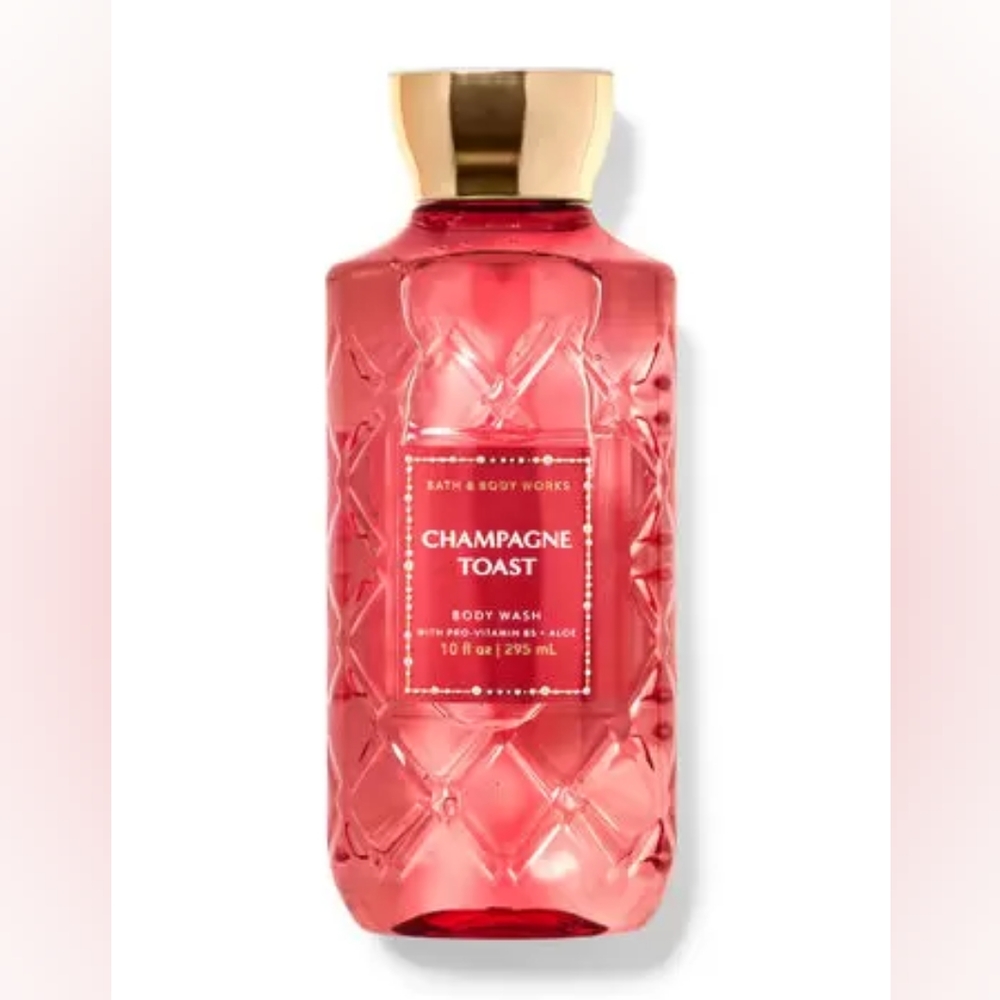 🏷️NEW Bath & Body Works Champagne Toast Holiday Gift Bag, Set of 4 Items - Picture 3 of 11